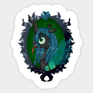 Chrysalis portrait Sticker